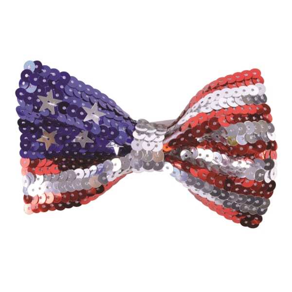 Bristol Novelty Adults USA Sequin Bow Tie