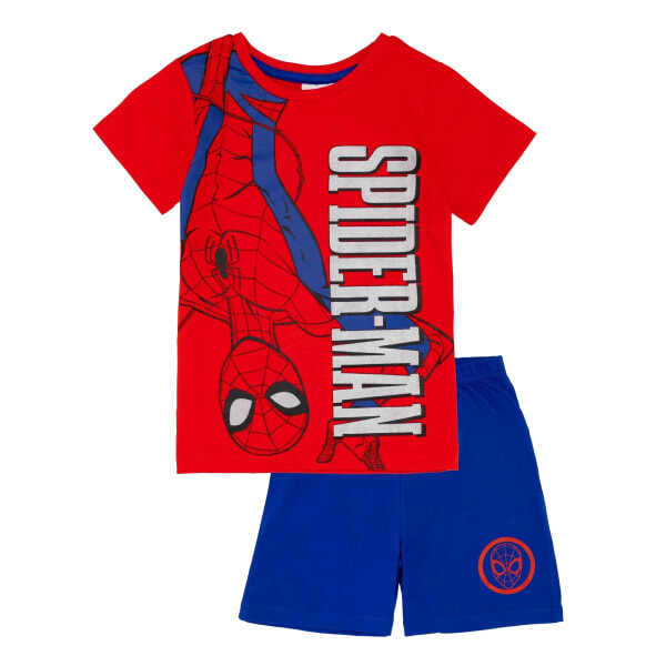 Spider-Man Boys Contrast Short Pyjama Set (3-4 Years)