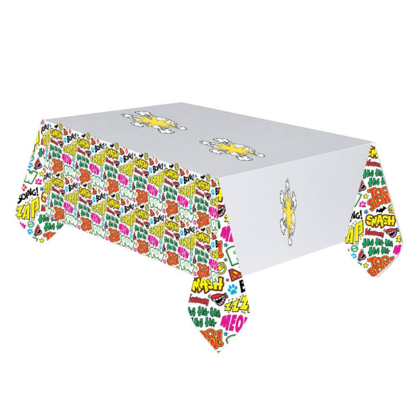 Justice League Pow! Paper Party Table Cover