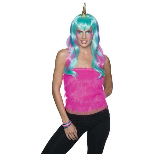 Bristol Novelty Adult Unicorn Fairy Wig