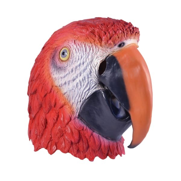 Bristol Novelty Unisex Parrot Rubber Head Mask