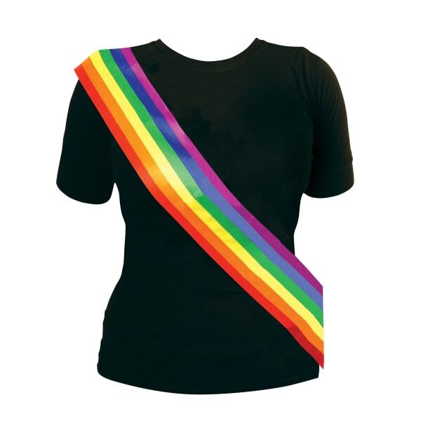 Bristol Novelty Adults Rainbow Sash