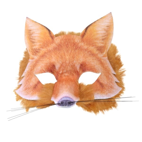 Bristol Novelty Kids Realistic Fur Fox Face Mask