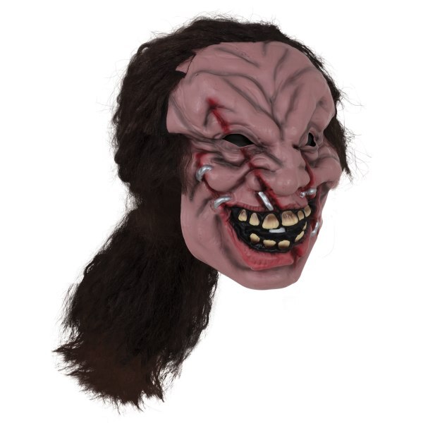 Bristol Novelty Adults Zombie Mask With Hair