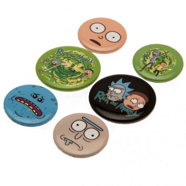 Rick And Morty Portal Button Badge Set