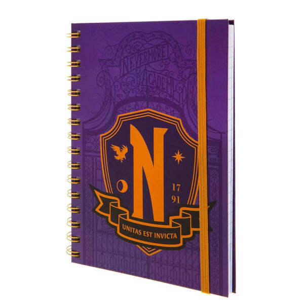 Wednesday Nevermore Shield A5 Notebook