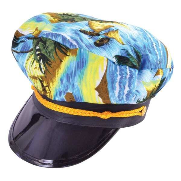 Bristol Novelty Adults Hawaiian Captain Hat