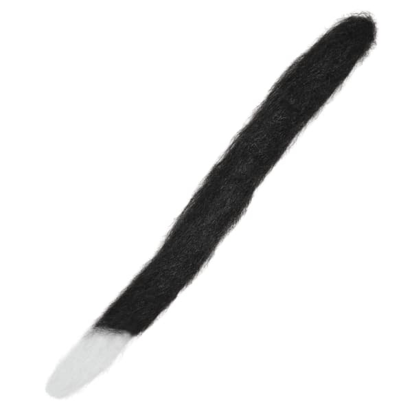 Bristol Novelty Adults Black Cat Tail With White Tip