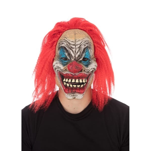 Bristol Novelty Adults Clown Circus Creep Halloween Mask