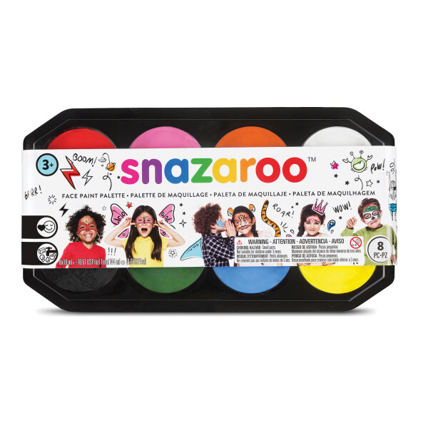 Bristol Novelty Snazaroo Face Paint Palette