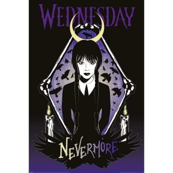 Wednesday Nevermore Raven Poster (91.5cm x 61cm)