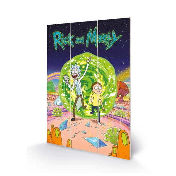 Rick And Morty Portal Wall Art