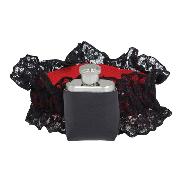 Bristol Novelty Adults Garter With Hip Flask