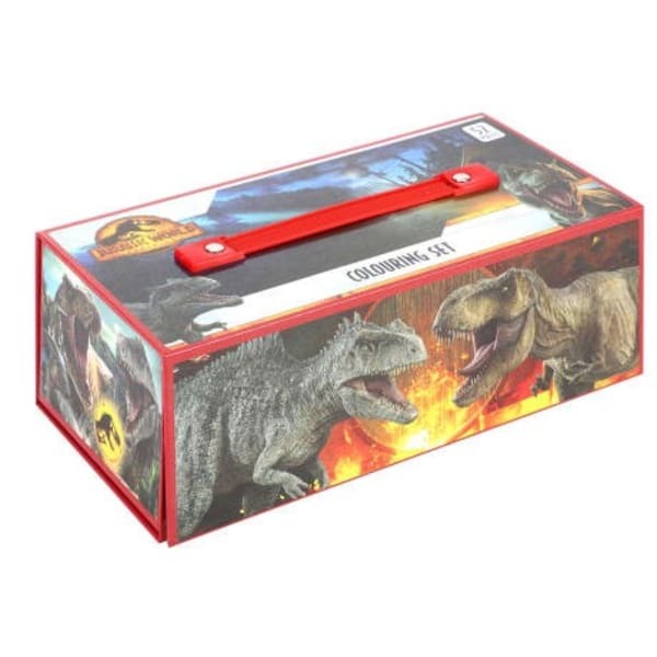 Jurassic World Dominion Tool Box Colouring Set (52pcs)