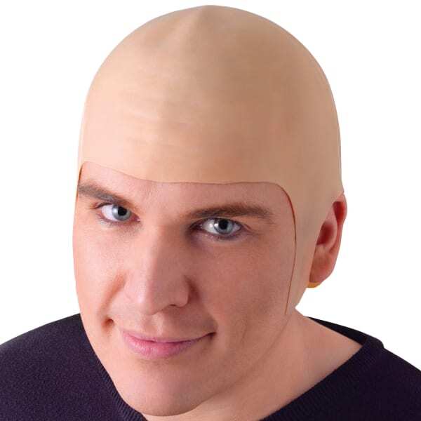 Bristol Novelty Adults Bald Head Cap