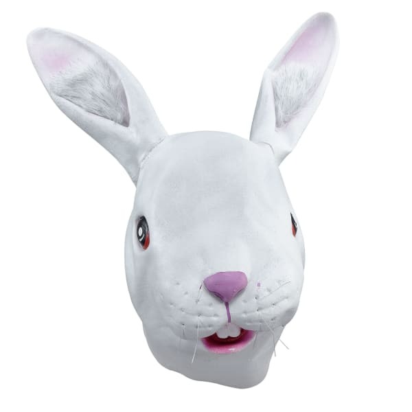 Bristol Novelty Unisex White Rabbit Mask