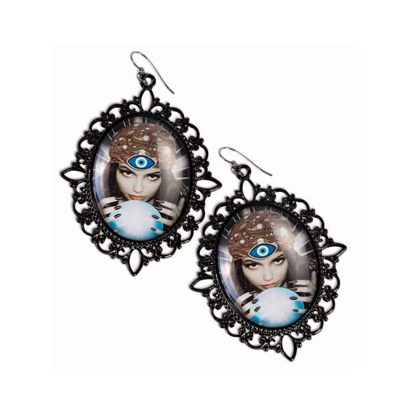 Bristol Novelty Fortune Teller Dangle Earrings