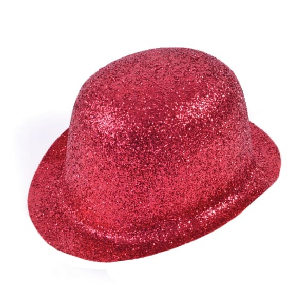 Bristol Novelty Adults Glitter Plastic Bowler