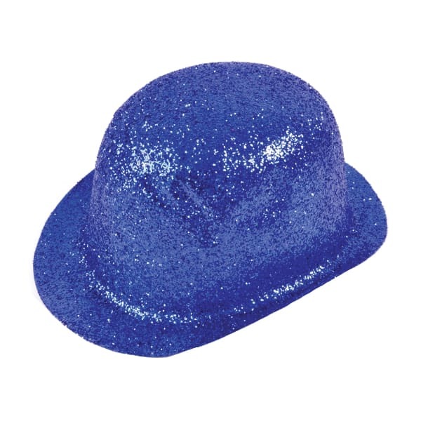 Bristol Novelty Adults Glitter Plastic Bowler