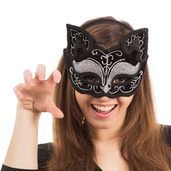 Bristol Novelty Black Cat Decorative Mask