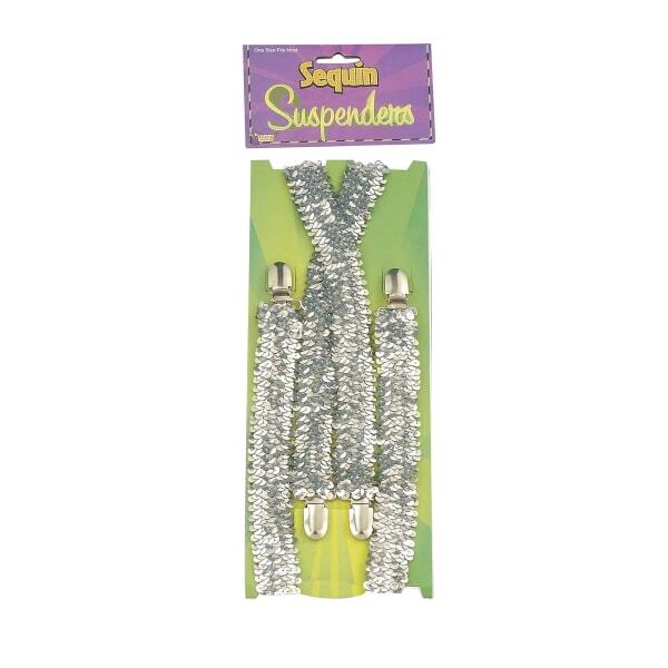 Bristol Novelty Adults Sequin Braces