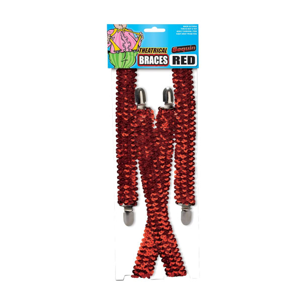 Bristol Novelty Adults Sequin Braces