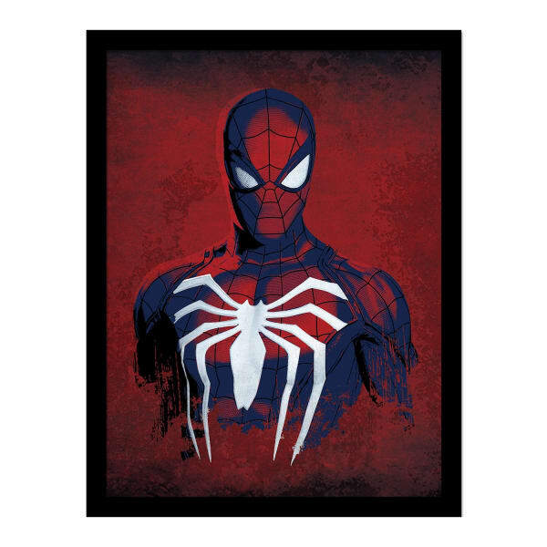 Spider-Man Spider On The Chest Framed Poster (40cm x 30cm)