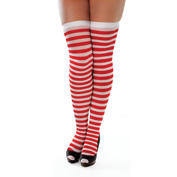 Bristol Novelty Adults Striped Stockings (Pair)