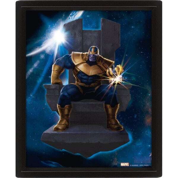 Avengers 3D Thanos Print (25.5cm x 20.5cm)