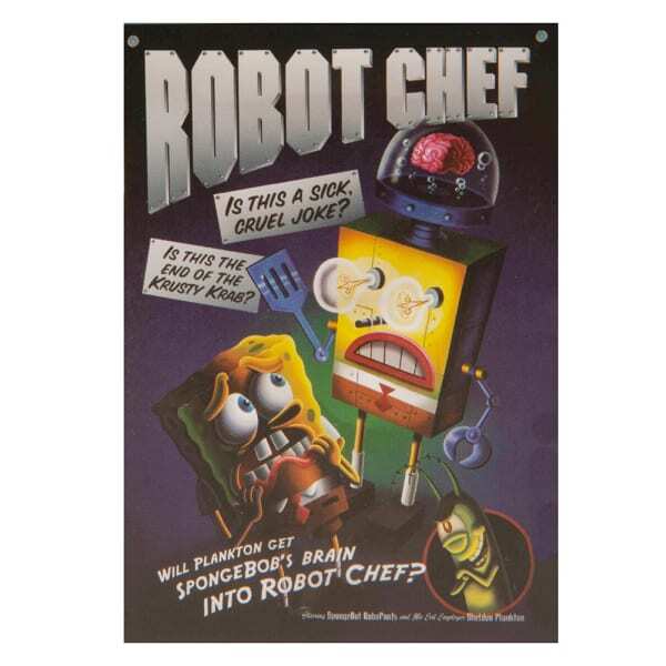 SpongeBob SquarePants Robot Chef Wall Banner