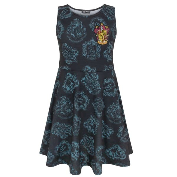 Harry Potter Girls Gryffindor Crest Skater Dress (5-6 Years)