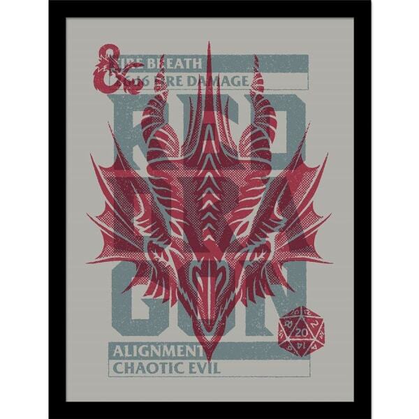 Dungeons & Dragons Chaotic Evil Framed Poster (40cm x 30cm)