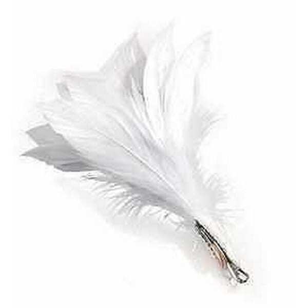 Bristol Novelty Black Feather Flower Clip