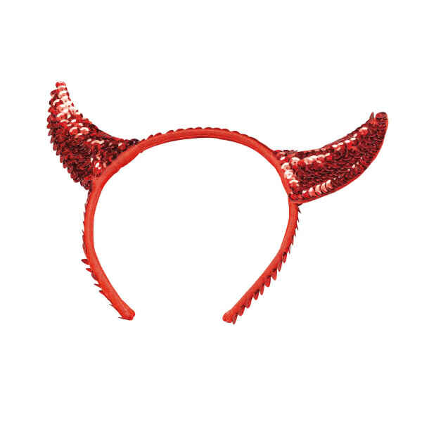 Bristol Novelty Kids Sequin Devil Horns