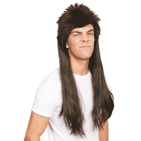 Bristol Novelty Mens Long Mullet Wig