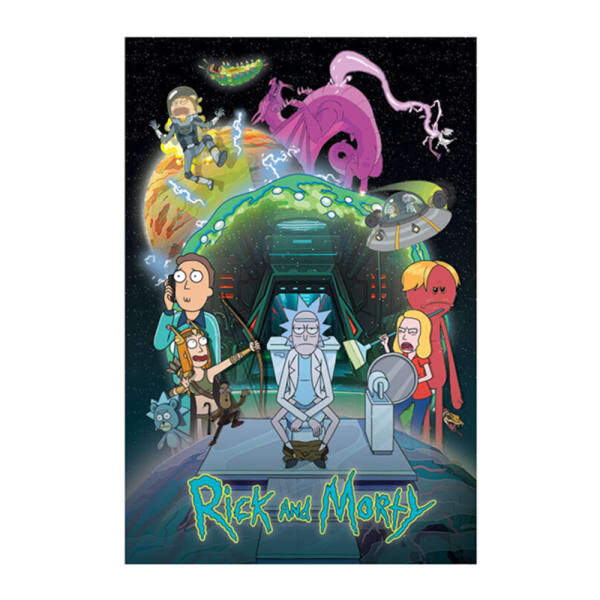 Rick And Morty Toilet Adventure Poster (61cm x 91.5cm)