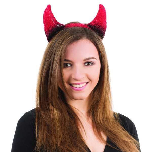 Bristol Novelty Adults Devil Horns Halloween Headband