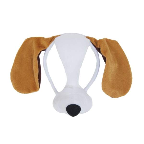 Bristol Novelty Adults Dog Mask On Headband With Sound