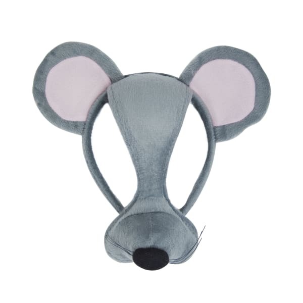 Bristol Novelty Unisex Mouse Mask On Headband With Sound