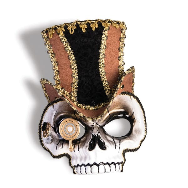 Bristol Novelty Adults Steampunk Skull Mask