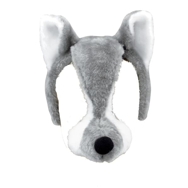 Bristol Novelty Unisex Kids/ren Plush Wolf Mask With Sound