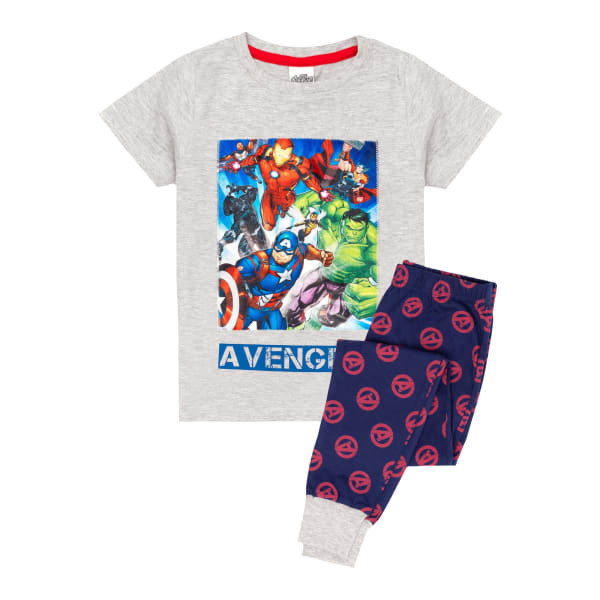 Marvel Avengers Boys Superhero Long Pyjama Set (3-4 Years)