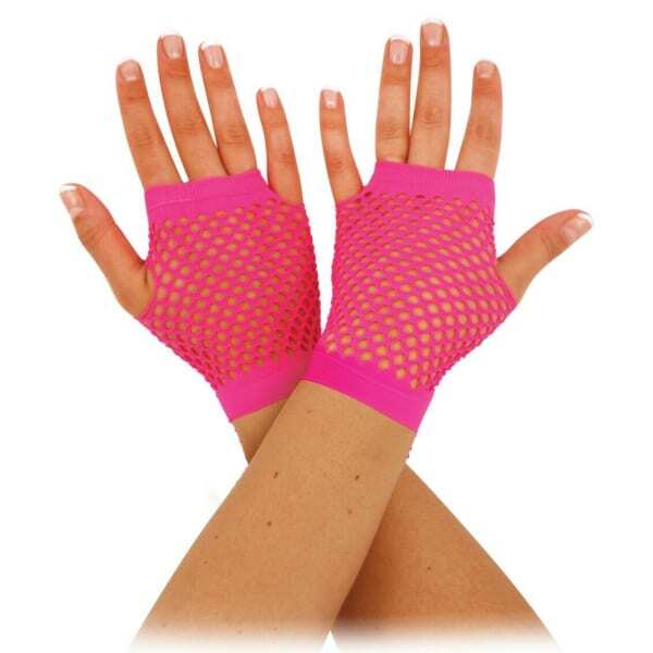 Bristol Novelty Adults Short Fishnet Gloves (1 Pair)