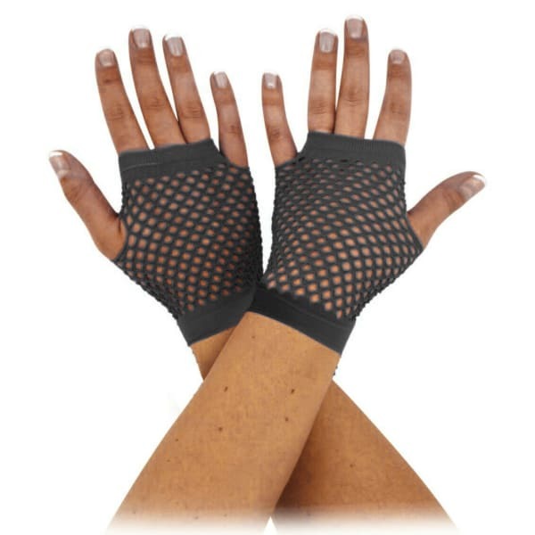 Bristol Novelty Adults Short Fishnet Gloves (1 Pair)