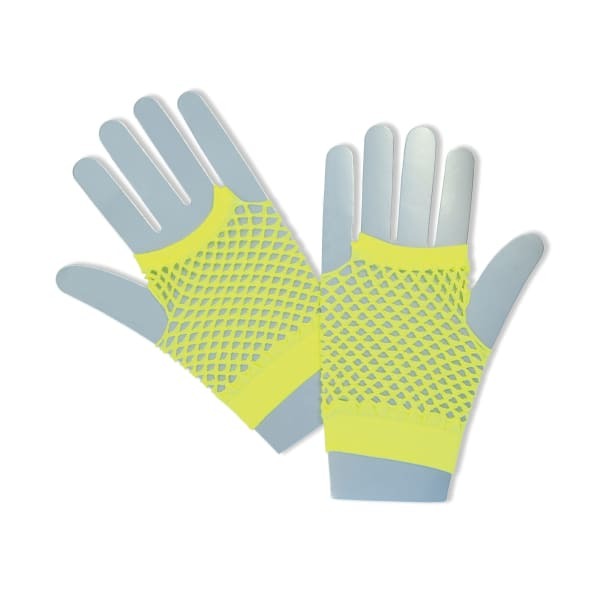 Bristol Novelty Adults Short Fishnet Gloves (1 Pair)