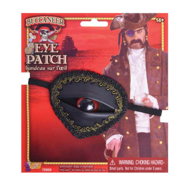 Bristol Novelty Adults Buccaneer Eye Patch With Eye