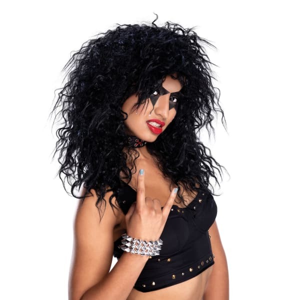 Bristol Novelty Adults Rock Star Wig