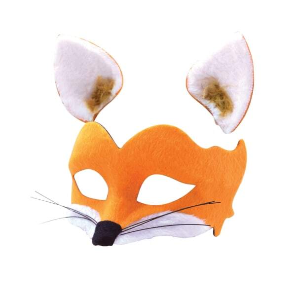 Bristol Novelty Adults Mask Ears Fox Set