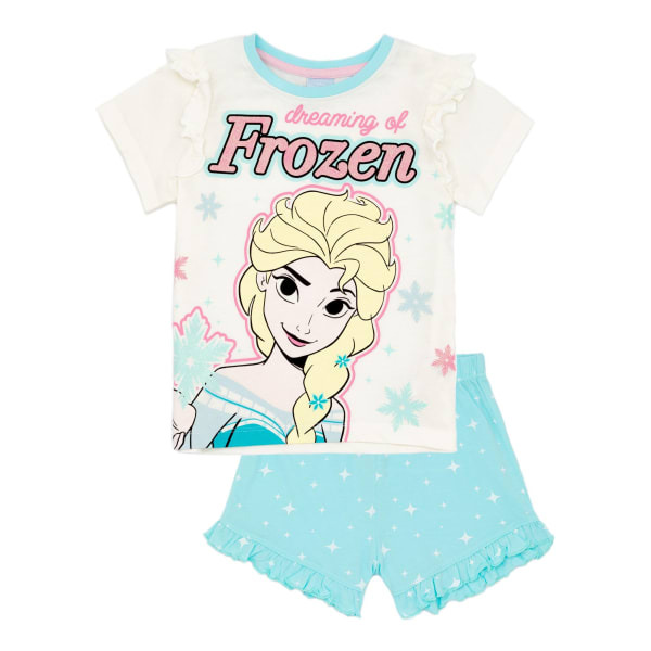 Frozen Girls Short-Sleeved Pyjama Set (7-8 Years)