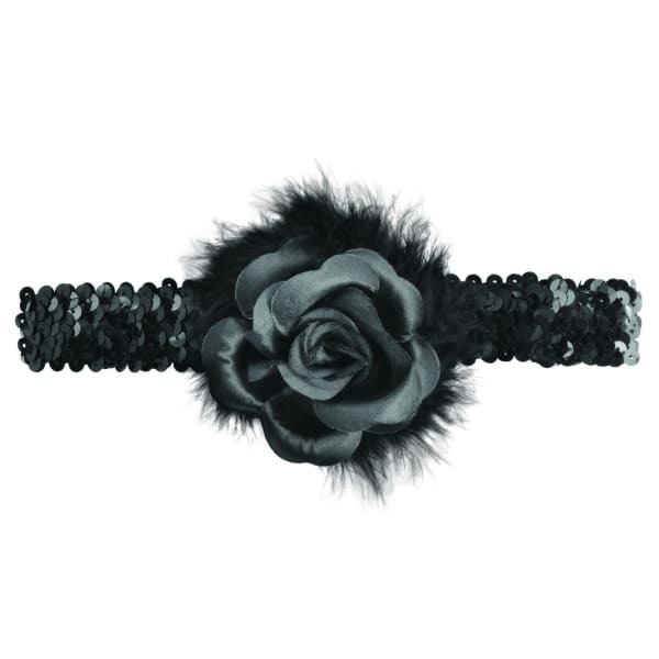 Bristol Novelty Adults Rose Flapper Headband